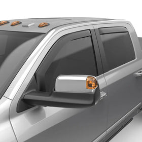 EGR 19-23 Ram 2500/3500 In-Channel Window Visors Front/Rear Set Matte Black Crew Cab - 0