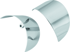 Bikers Choice 86-01 FXRT FLH FLT FLST Chrome Turn Signal Visor Replaces H-D 67737-88T Pr