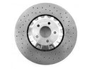 SHW 15-19 Ford Mustang Shelby GT350 (Up to 2/4/2019) Left Front Drilled LW Brake Rotor (FR3Z1125F)-1