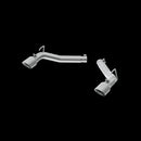 MBRP 2010-2015 Chevrolet Camaro V8 6.2L 3in T304 Axle Back Muffler Delete-1
