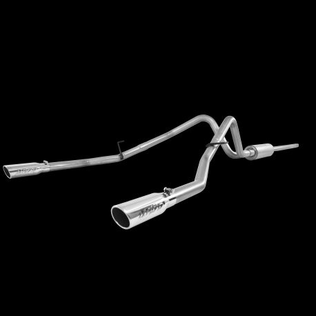 MBRP 2004-2008 Ford F150 4.6/5.4L EC/CC-SB Cat Back Dual Split Rear