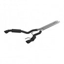 MBRP 15-17 Ford Mustang GT 5.0 3in Cat Back Dual Split Rear Race Version 4.5in Tips - Black Coated-1