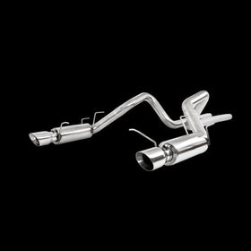 MBRP 11-12 Ford Shelby GT 500 T304 3in Cat Back Dual Split Rear Race Version 4.5in Tips - 0