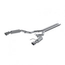 3" Cat Back, Dual Split Rear, Race Version, 4.5" tips, T409-1