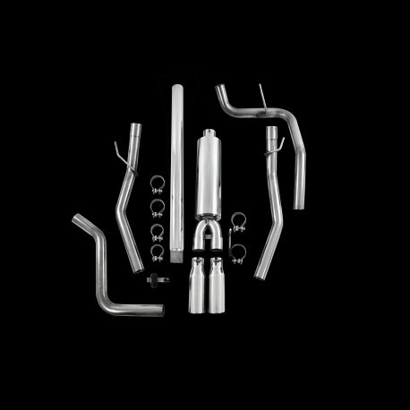 MBRP 2004-2008 Ford F150 4.6/5.4L EC/CC-SB Cat Back Dual Split Rear