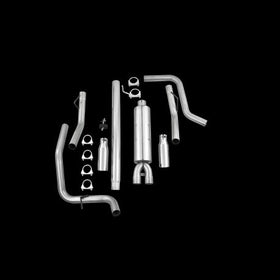 MBRP 2004-2008 Ford F150 4.6/5.4L EC/CC-SB Cat Back Dual Split Side - 0