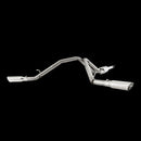 3" Cat Back, Dual Split Side, T409-2