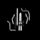 3" Cat Back, Dual Split Side, T409-1