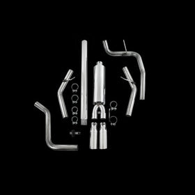 3" Cat Back, Dual Split Side, T409