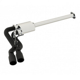 MBRP 15-16 Ford F-150 2.7L/3.5L/5.0L 3in Cat Back Single Side Pre-Axle Dual Exit Black Coated