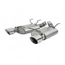 3" Dual Muffler Axle Back, Split Rear, T304-1