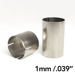 Ticon Industries Male / Female 4.0in Titanium Slip Fit Connector Set