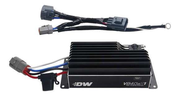 DeatschWerks VB40AX1 Voltage Booster with Plug-N-Play Harness for 10-25 Ford Mustang