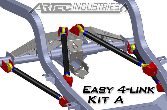 Artec Industries Easy 4 Link - Kit A - No Tube - 7/8 In & 1 1/4 In Rod Ends