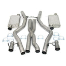 JBA 08-14 Dodge Challenger SRT8 6.1L/6.4L 409SS Dual Rear Exit Cat-Back Exhaust-1