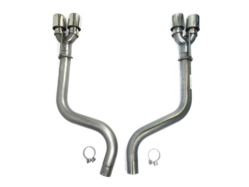 JBA 15-20 Dodge Challenger SRT8/Hellcat 6.2L/6.4L 409SS Dual Rear Exit Axle Back Exhaust
