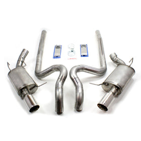 JBA 11-14 Ford Mustang GT 5.0L 409SS Dual Rear Exit Cat-Back Exhaust