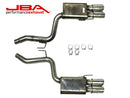 JBA 18-20 Ford Mustang GT 5.0L 409SS Dual Rear Exit Axle Back Exhaust-1