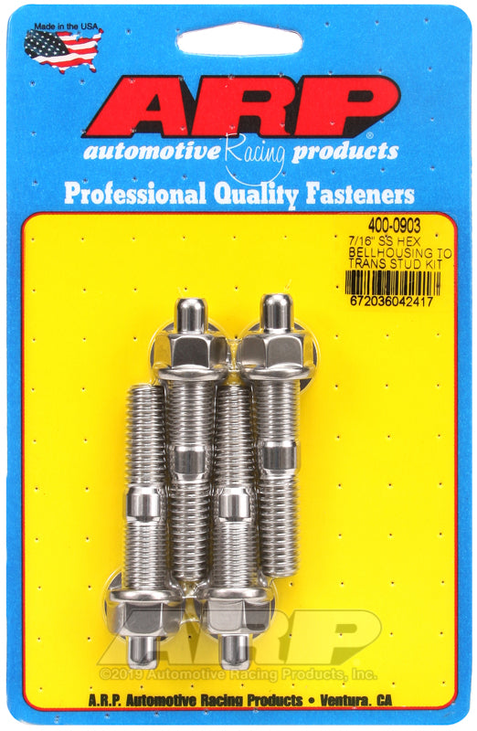 7/16"" SS HEX BELLHOUSING TO TR
