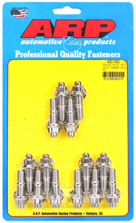 3/8 SS HEADER STUD KIT 14PCS