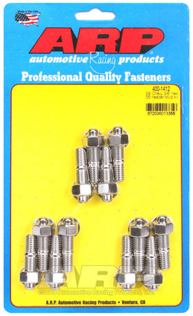 ARP SB Chevy 3/8 Hex SS Header Stud Kit