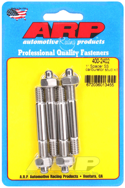 ARP 1in Spacer SS Carburetor Stud Kit