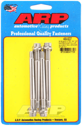 5/16-24 X 3.750"" SS 12PT WATER