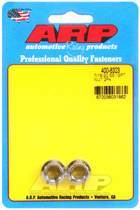 ARP 7/16-20 Stainless Steel 12PT Nut Kit