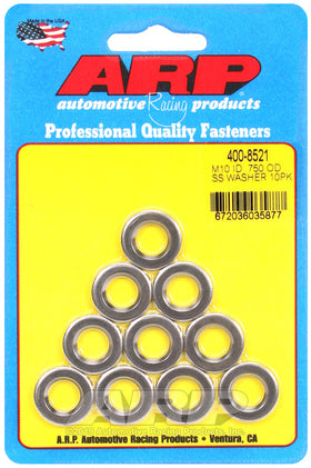 ARP M10ID .750OD SS Chamfer Washers
