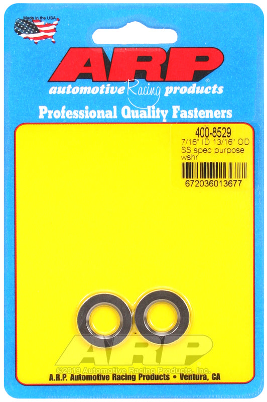 ARP 7/16ID 13/16OD SS Washers
