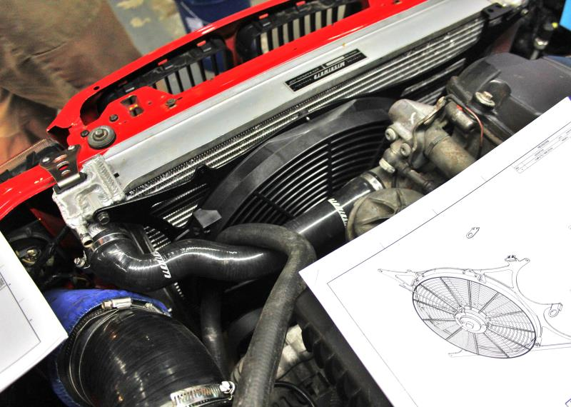 Mishimoto 92-99 BMW E36 Performance Alum. Fan Shroud Kit w/Elec. Fan Controller (NPT & Probe Incl.)
