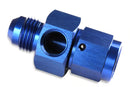 Mr. Gasket -6 AN Male To -6 AN Female Fuel Pressure Gauge Adapter with 1/8 Inch NPT Port - Blue-1