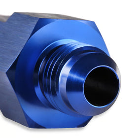 Mr. Gasket -6 AN Male To -6 AN Female Fuel Pressure Gauge Adapter with 1/8 Inch NPT Port - Blue - 0