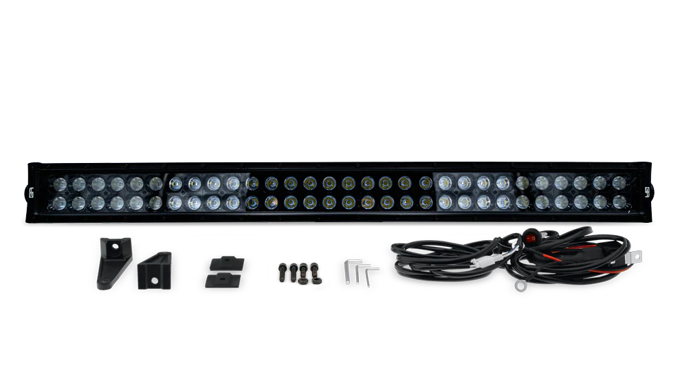 Body Armor 4x4 30in Blackout LED Light Bar Combo Beam with Wiring Harness