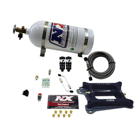 Nitrous Express 4150 Hitman 4-BBL Nitrous Kit (100-200HP) w/10lb Bottle