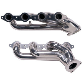 BBK 99-04 GM Truck SUV 6.0 Shorty Tuned Length Exhaust Headers - 1-3/4 Silver Ceramic - 0