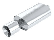 Borla Wailtail Oval 2-1/4in x 5in Side Round Out Boomer Muffler