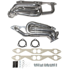 BBK 96-98 GM Truck SUV 5.0 5.7 Shorty Tuned Length Exhaust Headers - 1-5/8 Silver Ceramic