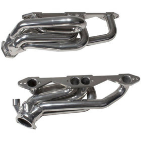 BBK 96-98 GM Truck SUV 5.0 5.7 Shorty Tuned Length Exhaust Headers - 1-5/8 Silver Ceramic - 0