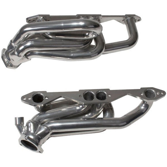 BBK 96-98 GM Truck SUV 5.0 5.7 Shorty Tuned Length Exhaust Headers - 1-5/8 Silver Ceramic