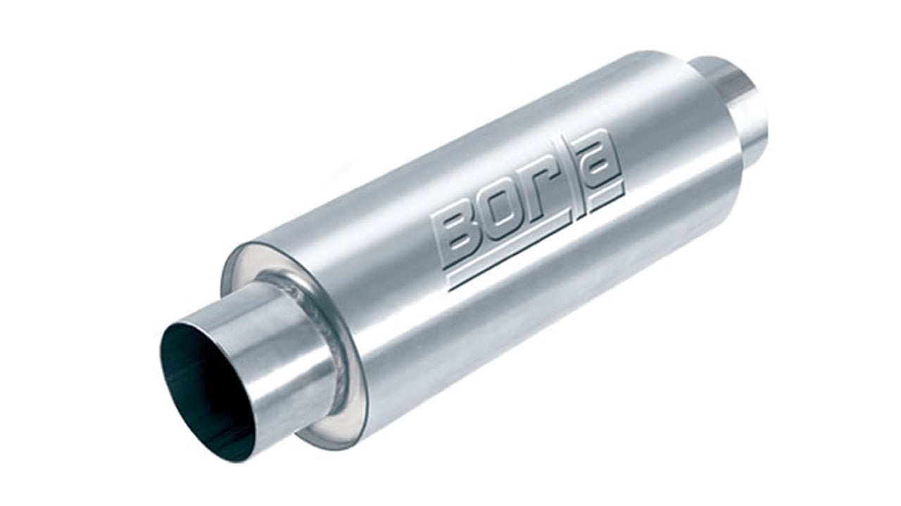 Borla XR-1 Racing Sportsman 3 inch Outlet / 3 inch Inlet Round Muffler