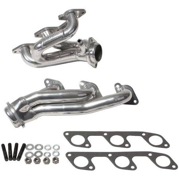 BBK 05-10 Mustang 4.0 V6 Shorty Tuned Length Exhaust Headers - 1-5/8 Silver Ceramic