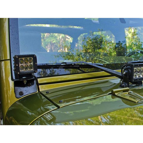 Rigid Industries Jeep JK - A-Pillar Mount Set of 2 - For Dually/D2 set