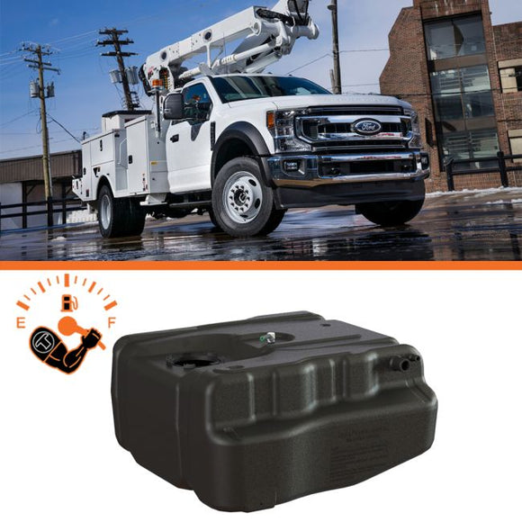 2017-22 Ford F350, F450, F550 After Axle Auxiliary Fuel Tank System (4020217)