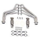 BBK 10-15 Camaro LS3 L99 Long Tube Exhaust Headers With Converters - 1-3/4 Silver Ceramic-1