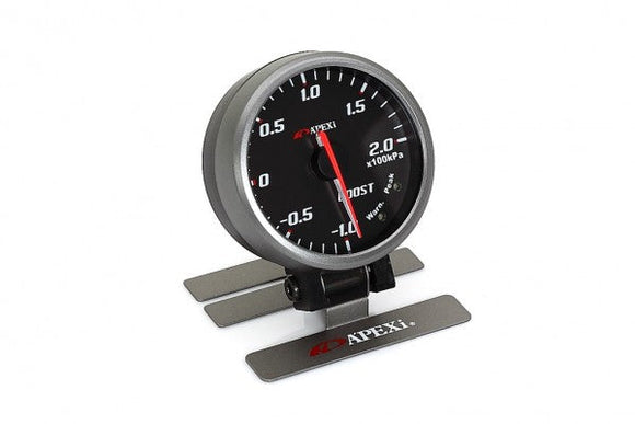 APEXi EL II System Gauge. Boost (KPA). Black Display / Silver Ring
