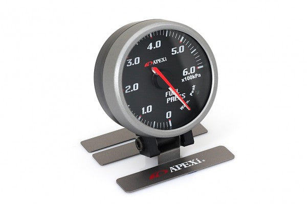 APEXi EL II System Gauge. Fuel Pressure. White Display / Silver Ring