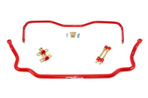 UMI Performance 64-72 GM A-Body Solid Front and Rear Sway Bar Kit