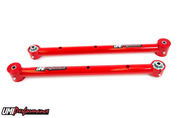 UMI Performance 64-72 A-Body Lower Control Arms- Poly/Roto-Joint