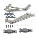 BBK 10-11 Camaro V6 Long Tube Exhaust Headers With Converters - 1-5/8 Chrome-1